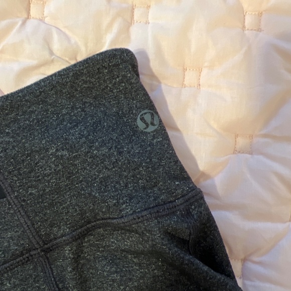 Women’s Lululemon dark gray capri - Picture 2 of 4
